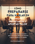 Oratoria en reuniones importantes