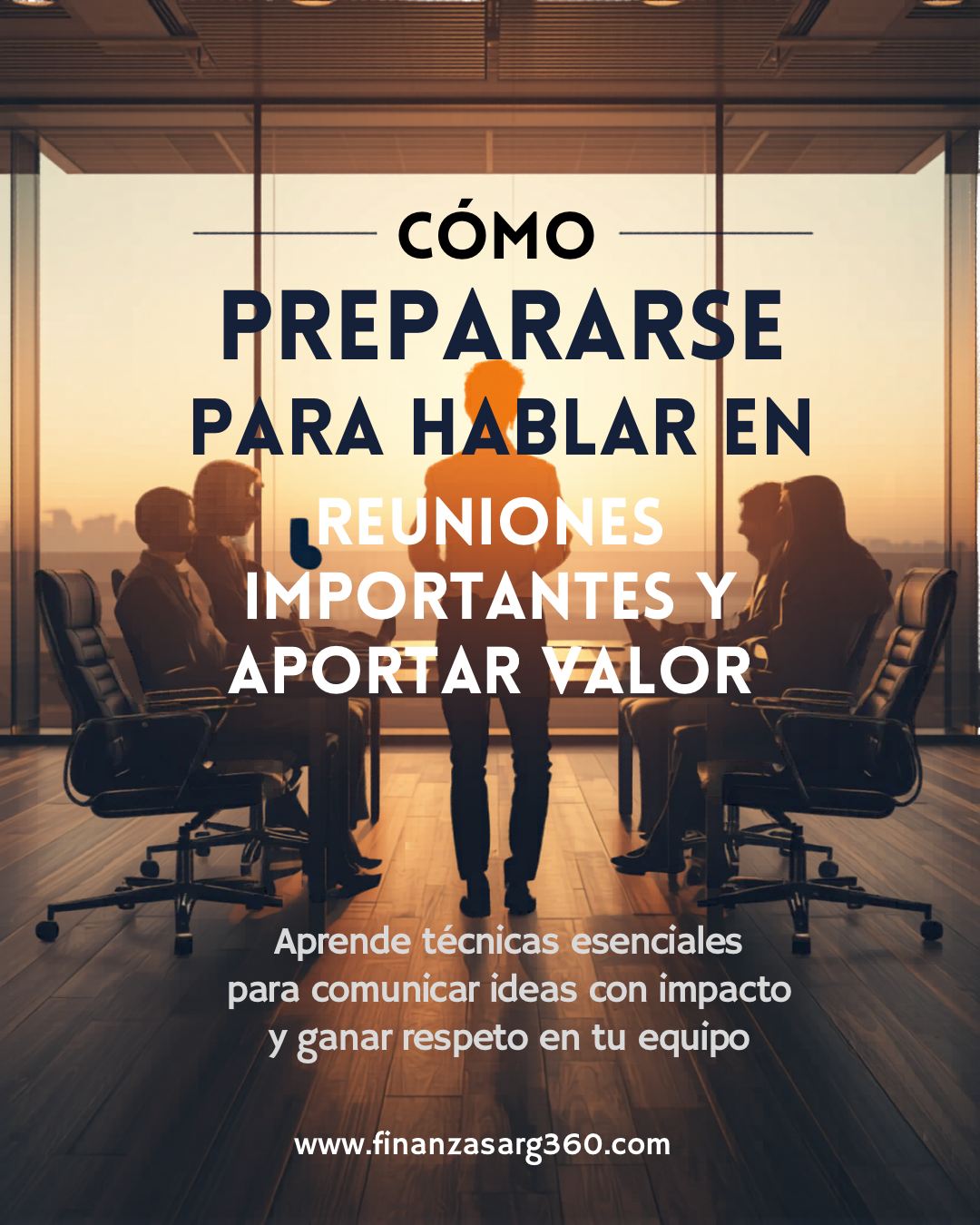 Oratoria en reuniones importantes