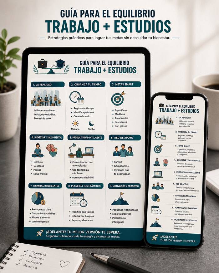 ⚖️ EN EQUILIBRIO: Trabajo + Estudios